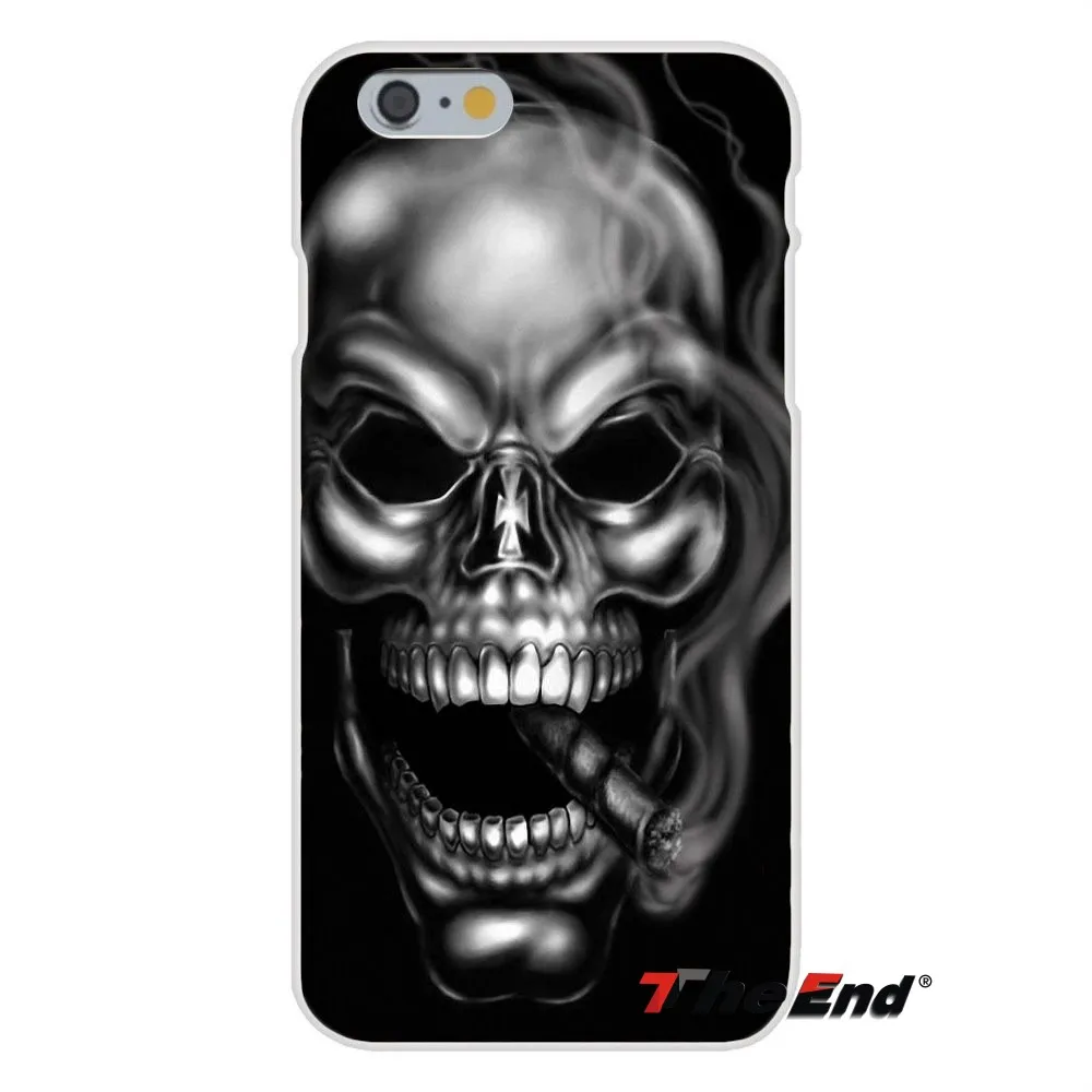 Черные растения Цветочный череп искусства силиконовый чехол для сотового