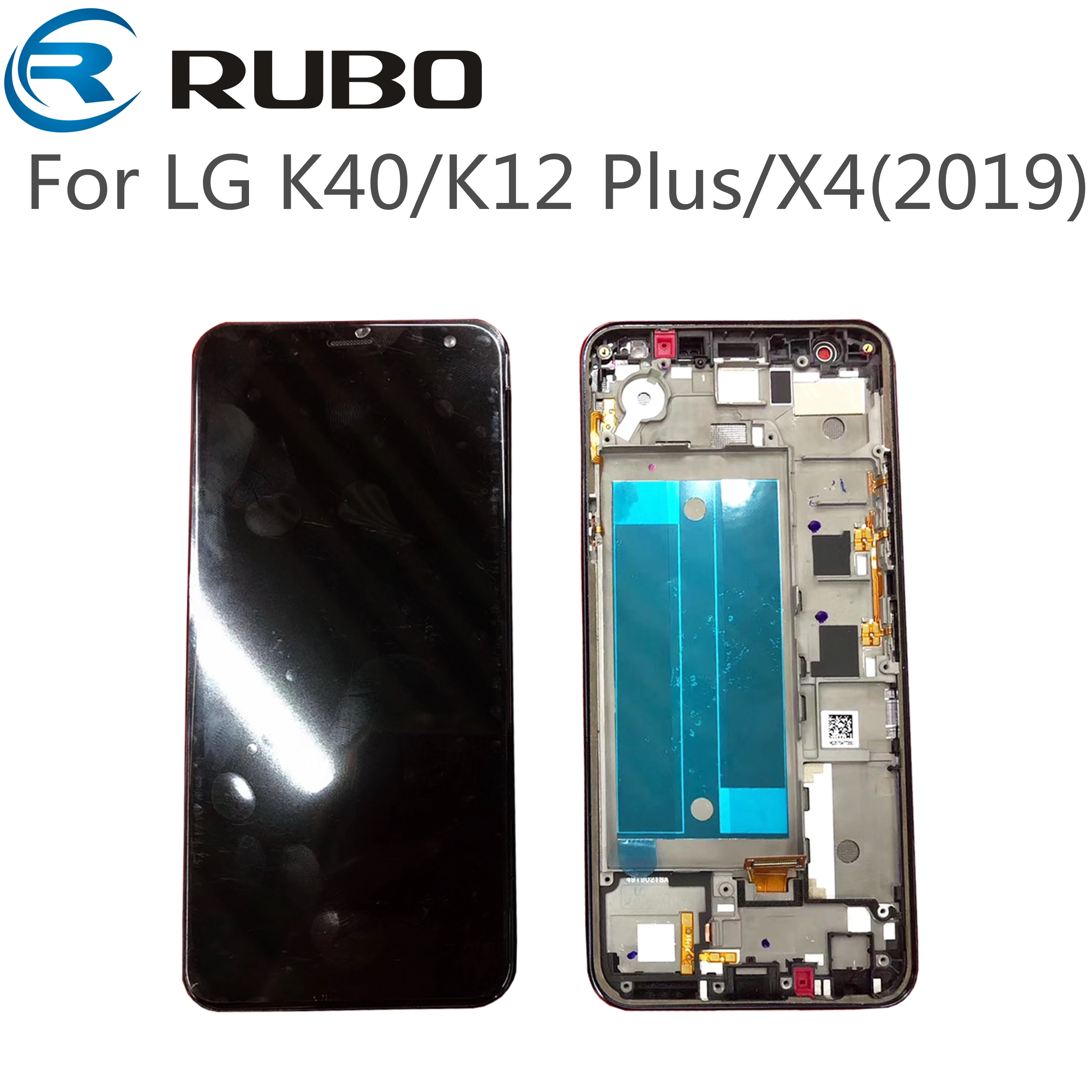 ЖК экран для LG K40 с дигитайзером в сборе K12 PLUS + дисплей рамкой запасные части X4 2019