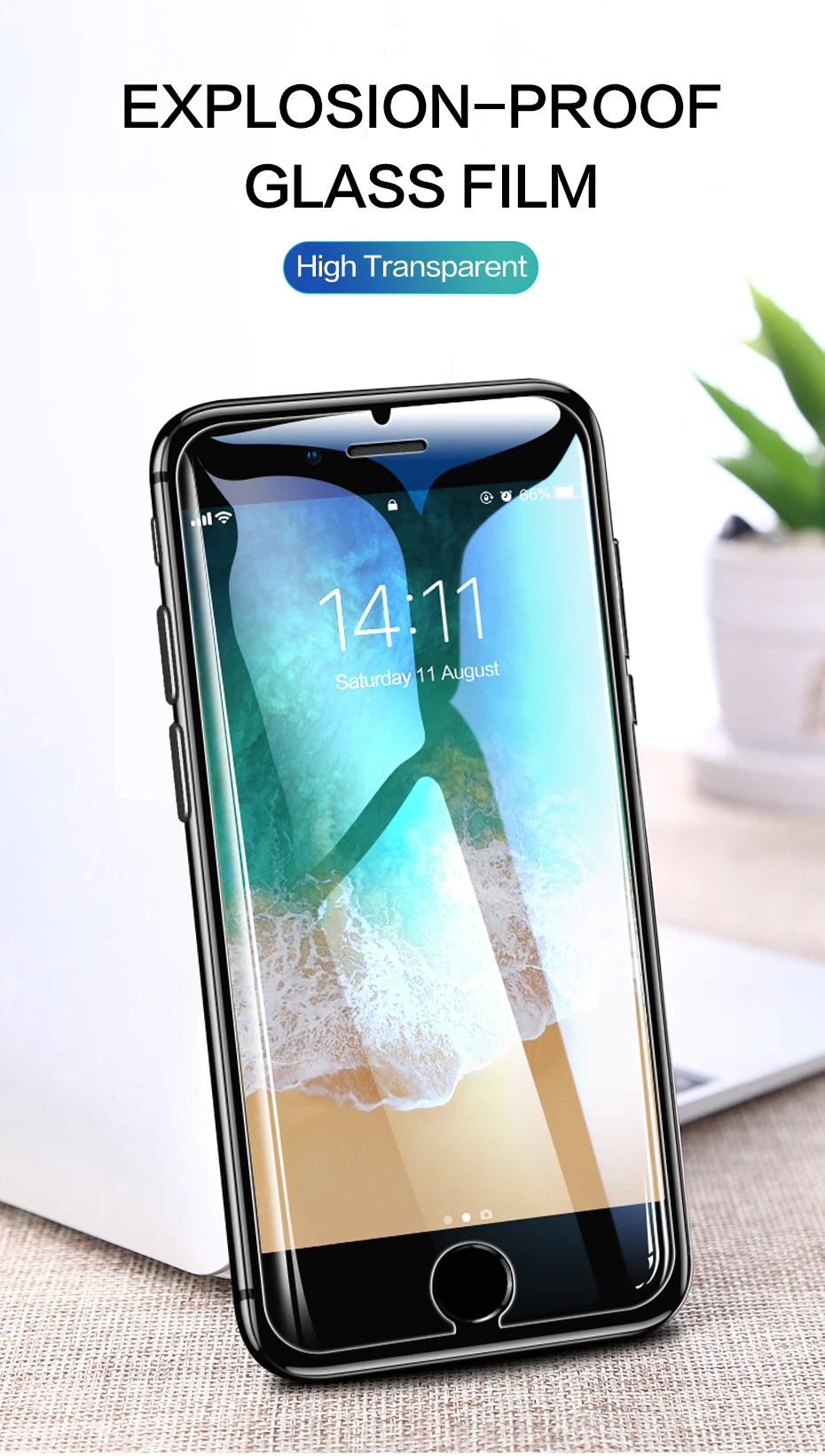 Защита экрана SmartDevil для iphone X Xs Max Xr 2.5D изогнутое закаленное стекло для iphone 6 6s Plus 7 Plus 8Plus защита экрана