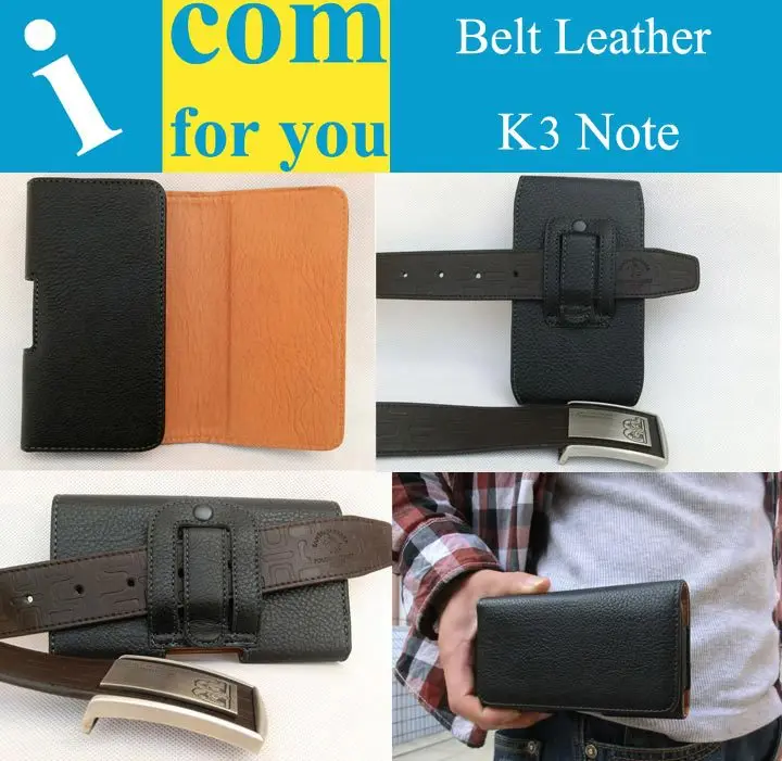 Кожаный чехол кобура с зажимом для ремня Alcatel Pop C9 Idol 3 LG G4 Stylus G Stylo Lenovo K3 Note Coque Funda
