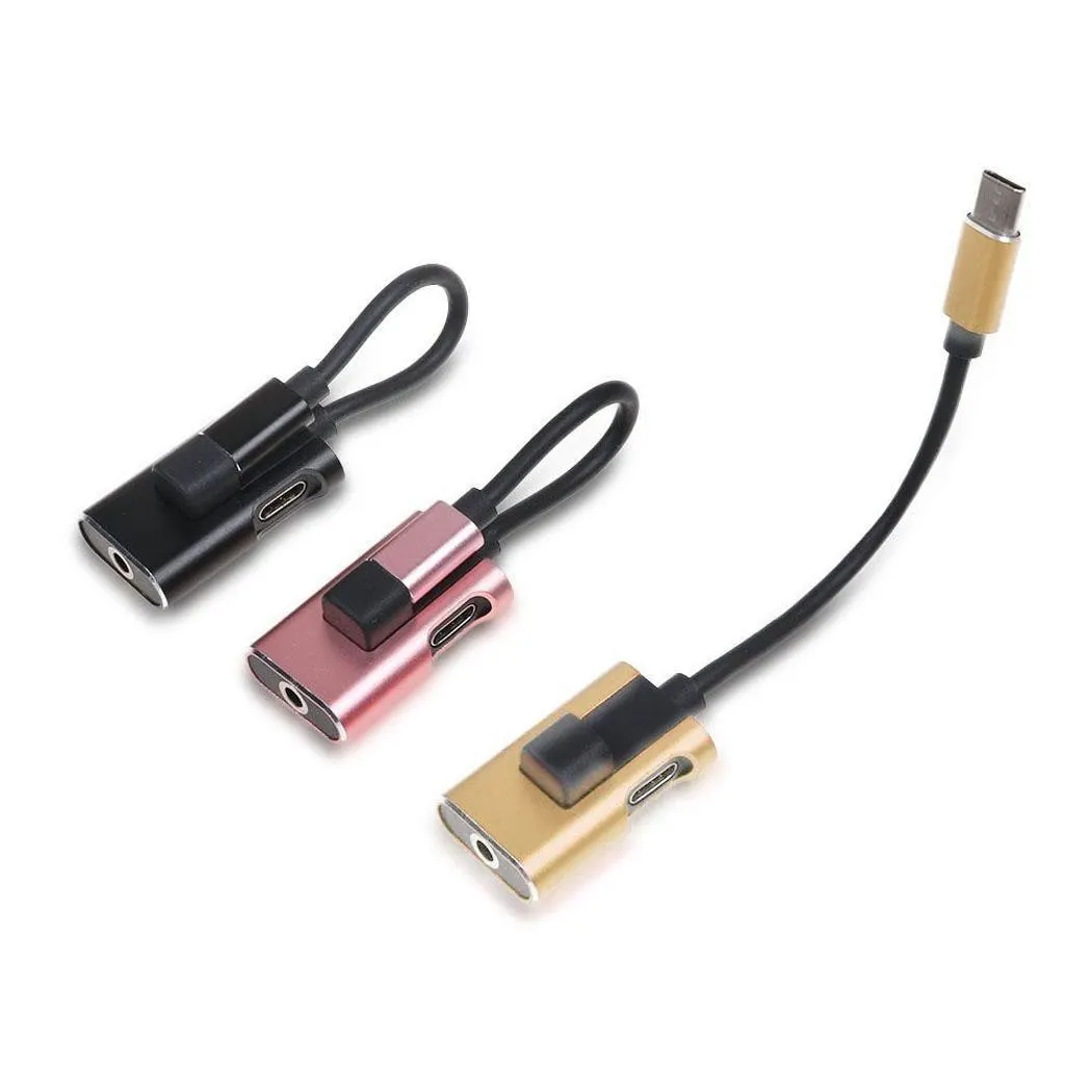 Микро usb type C 3 5 мм разъем адаптер аудио стильный дизайн с отличительным видом.