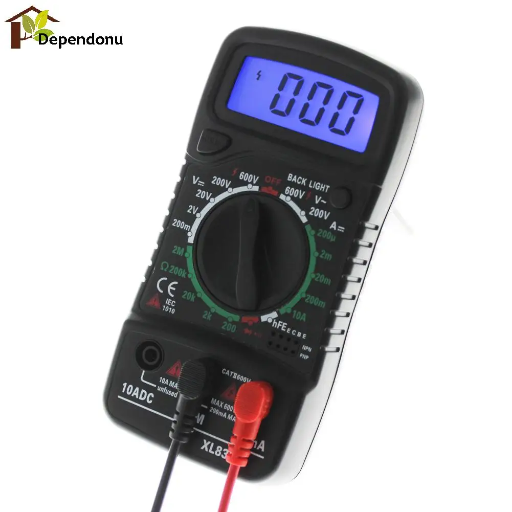 Портативный цифровой мультиметр с ЖК-дисплеем измеритель напряжения
