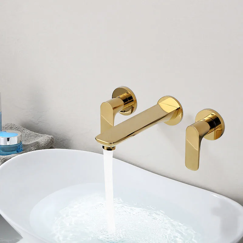 SEKOVA двойной держатель с одним отверстием настенный кран для раковины ванной