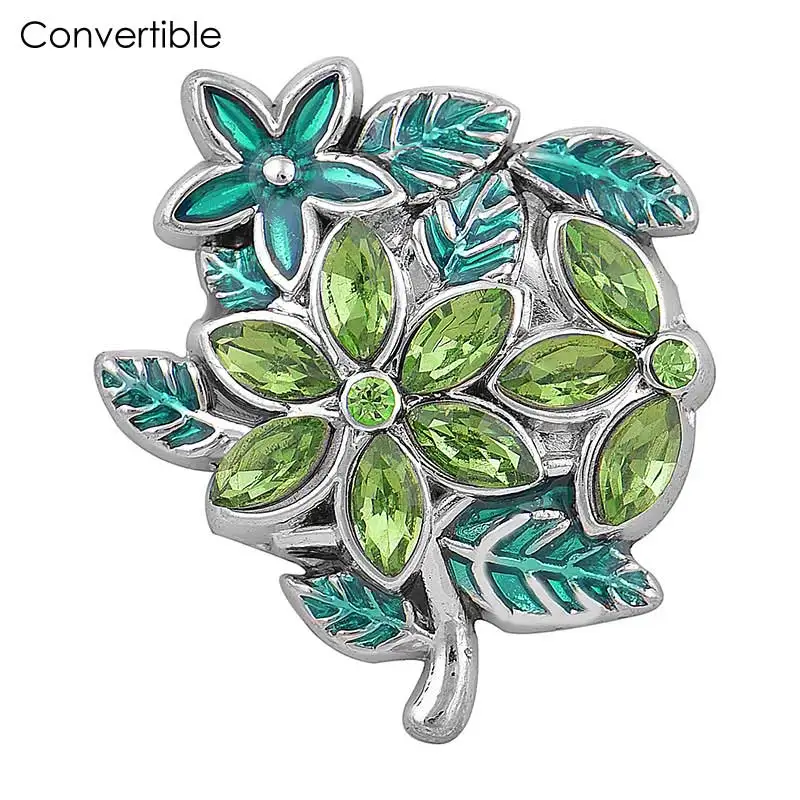 Элегантный rivca Камея Круглый Кристалл Rhinestone Магнитные брошь для Для женщин