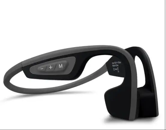 Grey Toptronics новейшая гарнитура с костной проводимостью Bluetooth 5,0 музыка вызов Спортивная гарнитура задняя Спортивная гарнитура беспроводные наушники - Цвет: Grey