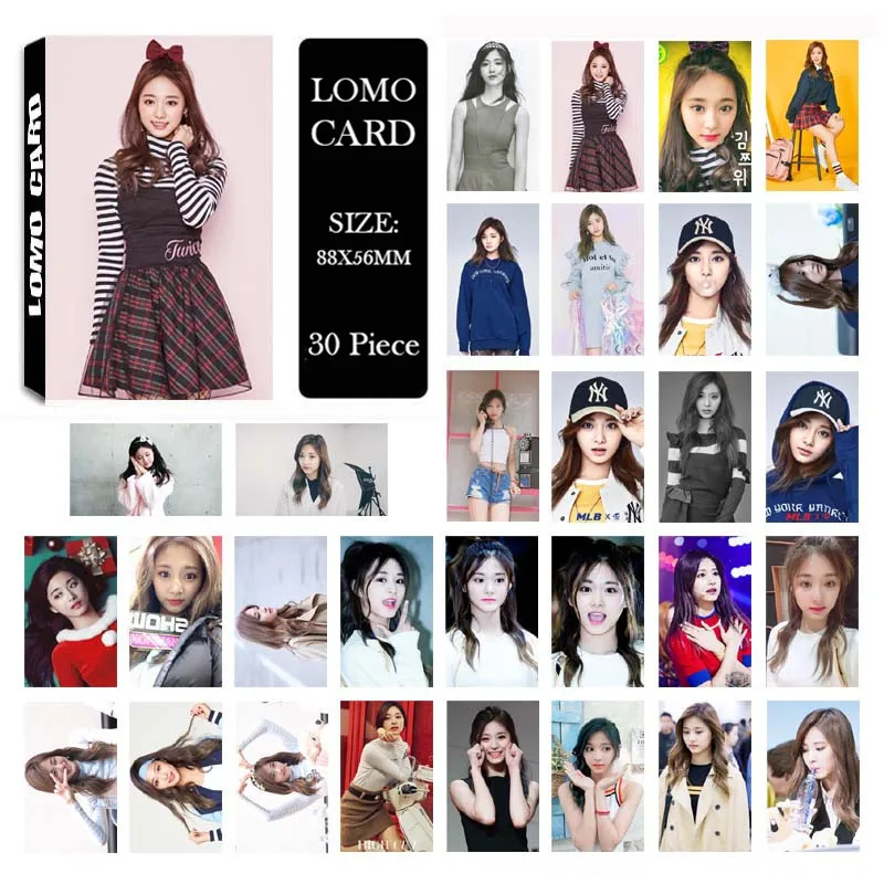 KPOP TWICE CHEER UP Tzuyu альбом ломо карты K POP Новая мода само сделанная бумага фото карта