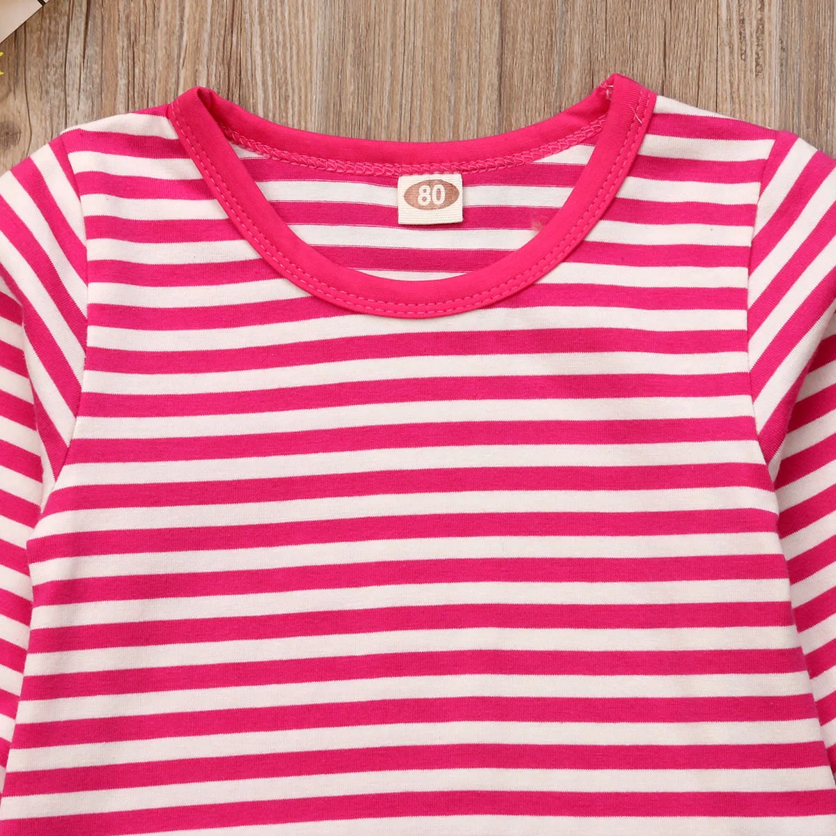 2018 Brand New Infant Kids Baby Girls Autumn Dress Long Sleeve Striped Straight Mini Slit Dresses Casual Outfit 6M-5Y | Детская одежда