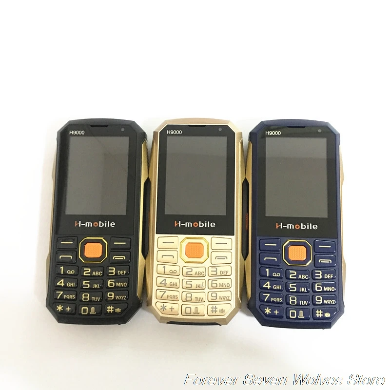 H-Mobile H9000 кнопочные сотовые телефоны с FM Java Bluetooth 20000 мАч двойная камера Супер фонарь Magic Voice Mobile