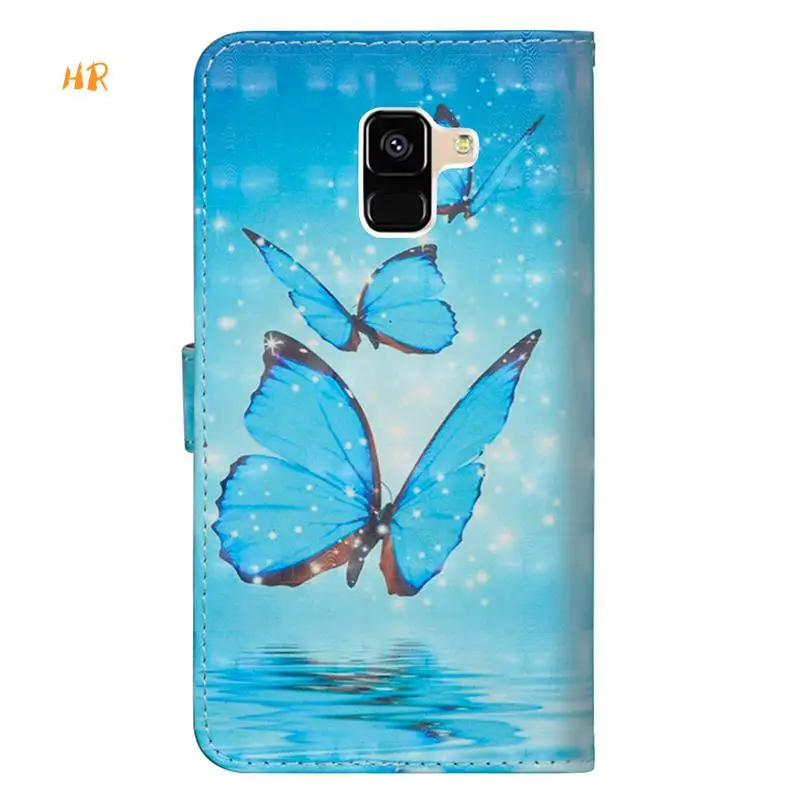 Ainting Flip Cell Phone Case For Samsung Galaxy A8 Star A9 Leather Wallet Cover Sfor Note 9 J8 2018 Coque | Мобильные телефоны и