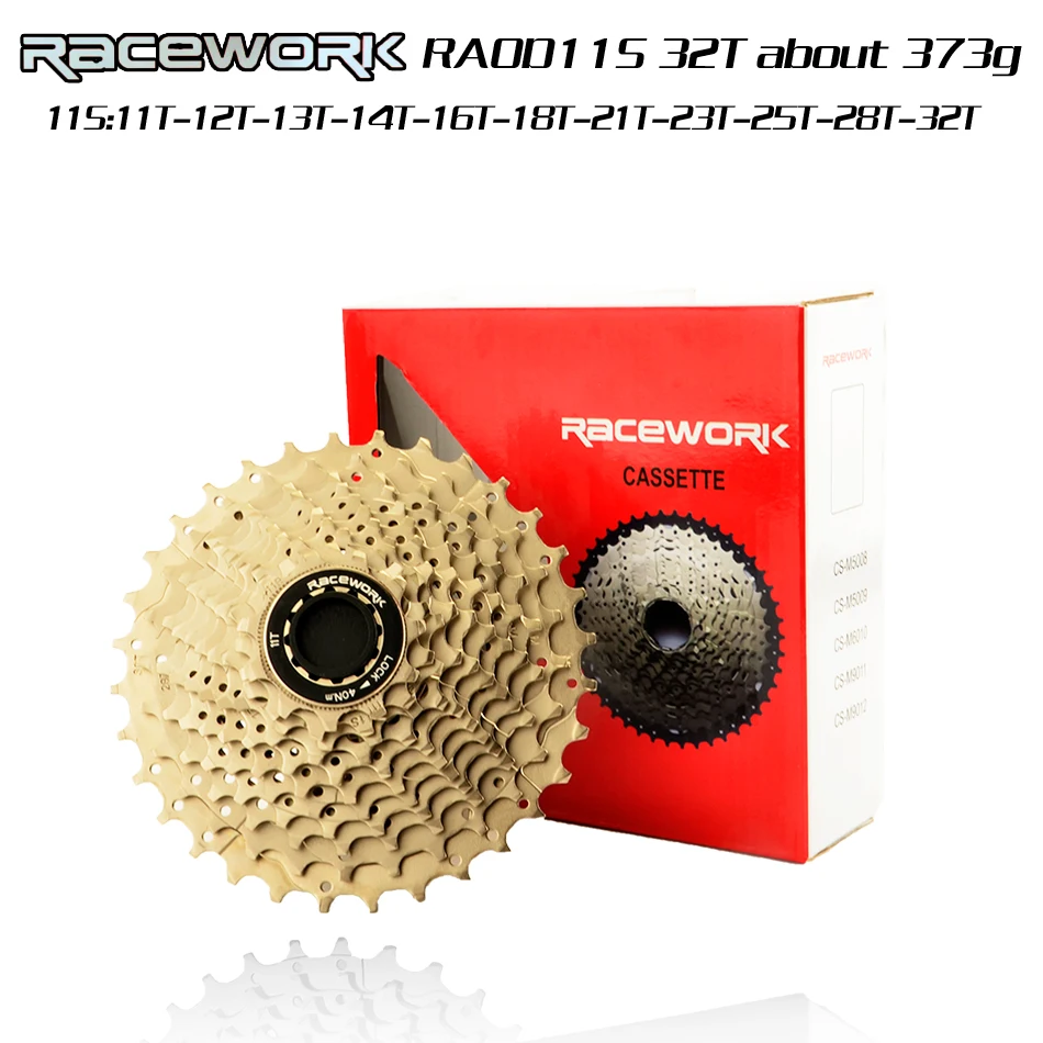 RACEWORK MTB дорожный 11s 12s Geschwindigkeit 42t46t50t Freilauf Breite Verhaltnis горный велосипед Fahrrad Schwungrad
