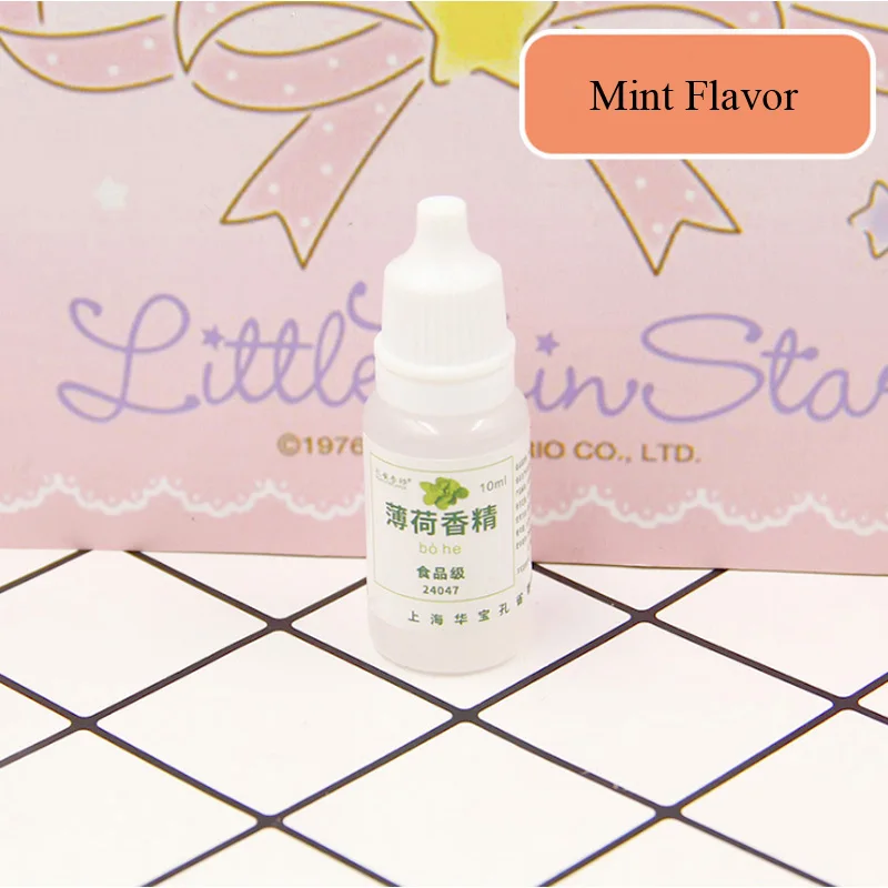 Mint Flavor Клей для слаймов 10 мл пигментная краска краситель набор глина "сделай сам" набор блеск Автомат фасовочный для сыпучих продуктов пигмент Декор игрушки родители дети интерактивный пушистый слизь игрушка - Цвет: Mint Flavor