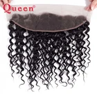 Бразильская кружевная Фронтальная застежка 13X4 Queen Products, естественная линия волос, предварительно выщипанные Детские волосы