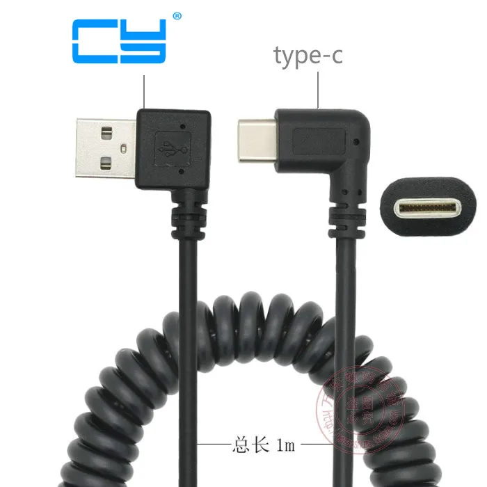 Двойной локоть стрейч USB-C USB 3 1 Type-C угол &quotпапа&quot в под прямым углом 90 градусов 2 0 A