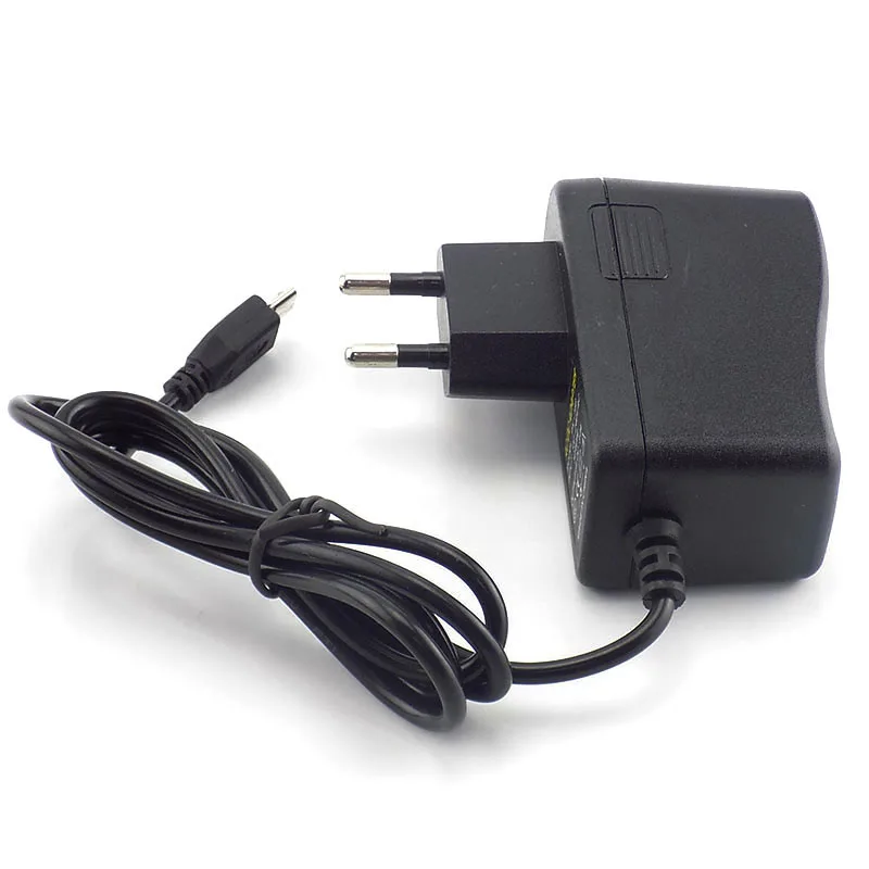 Адаптер питания Micro USB 100 - 240 В переменного тока в постоянный ток зарядный адаптер