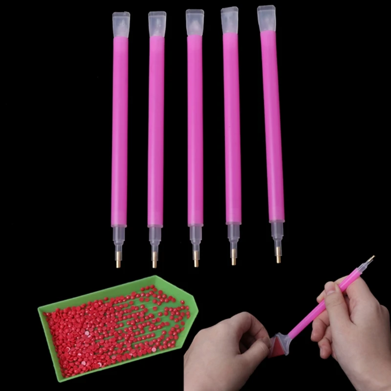 5 шт DIY 5D алмазная живопись 3 горный хрусталь липкая ручка вышивка инструмент