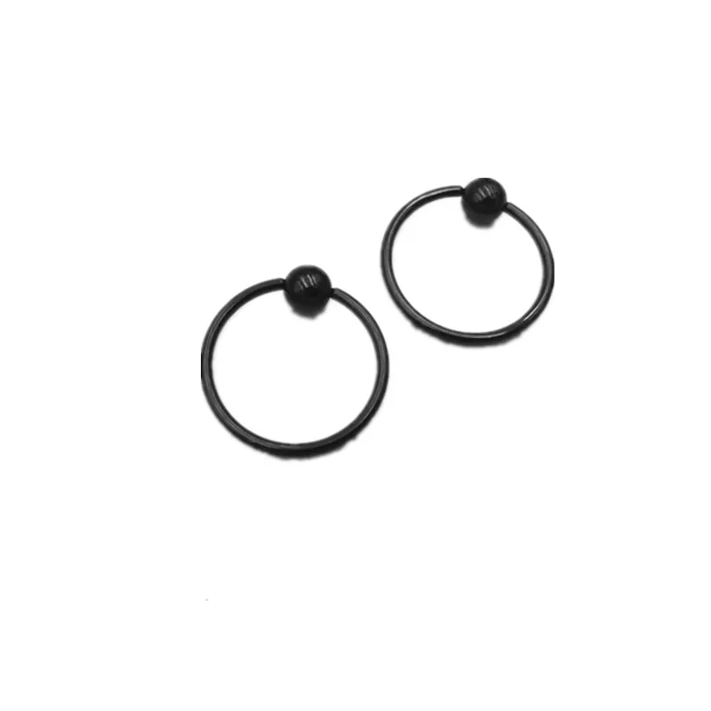 1 шт. кольцо в форме шарика хирургическая сталь для губ ниппель ухо хрящ Нос Обруч