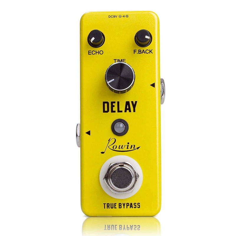 Yellow Rowin аналог винтажные гитарные педали с эффектом Delay - Цвет: Yellow
