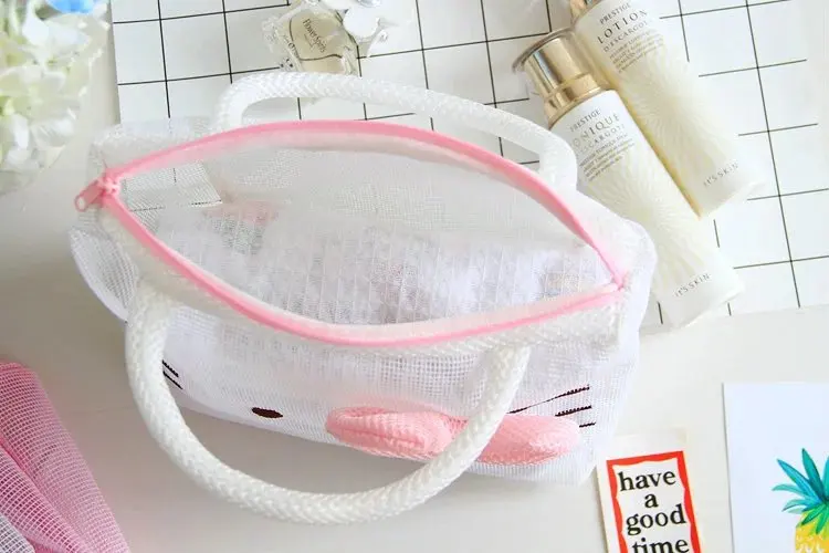 Прозрачная косметичка hello kitty My Melody Cinnamoroll pompomprin Little, с двумя звездами, косметичка для хранения, косметичка, пляжная сумка