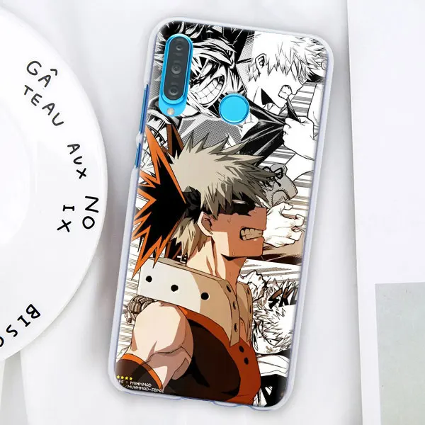 Boku no Hero Academy чехол для телефона coque для huawei P30 Pro P10 P20 P30 Lite P8 P9 Lite P Smart Plus чехол - Цвет: 008