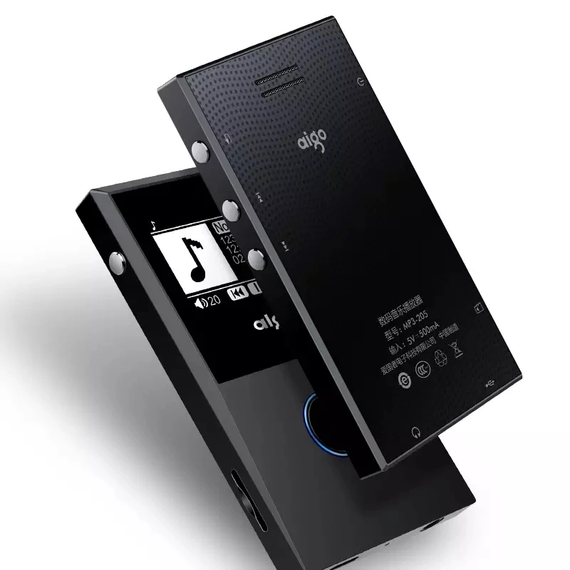 Aigo MP3 205 HiFI MP3 плеер Bluetooth FM радио Запись электронная книга портативный OTG без потерь цифровой музыкальный плеер максимальная поддержка TF 64 ГБ