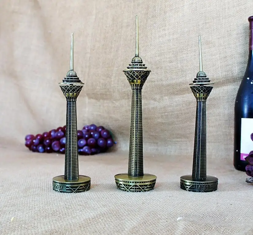 Классическая винтажная Ретро Статуя милада башня знаменитое здание ручная