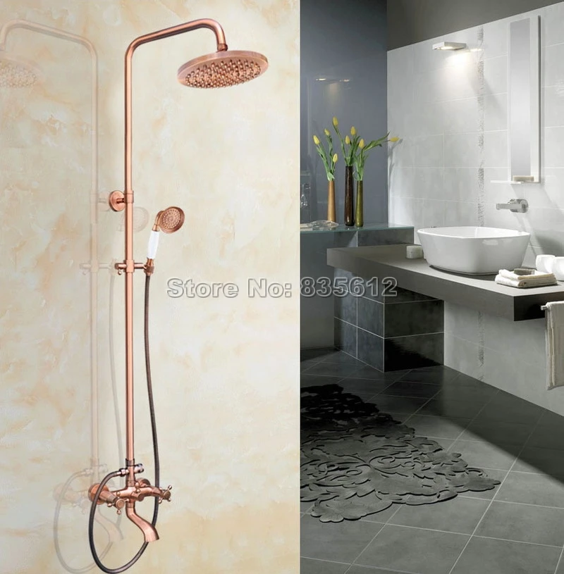 Набор смесителей для Дождевого душа с двумя ручками/настенный смеситель ванной