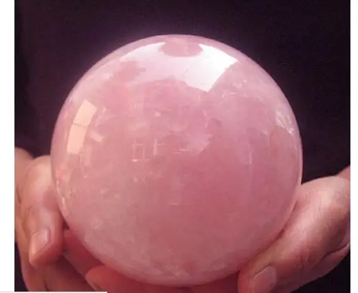 

100% QUARTZ CRYSTAL home decoration 110MM Beautiful AAA++ NATURAL ROSE QUARTZ CRYSTAL SPHERE BALL Healing