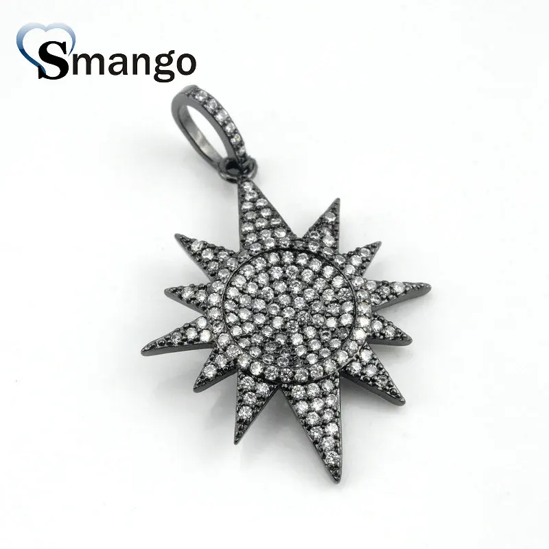 5Pieces,The Rainbow Series, Jewelry Making Supplies, DIY Jewelry.The Star Shape 18K Gold Plated Pendant, Can Wholesale