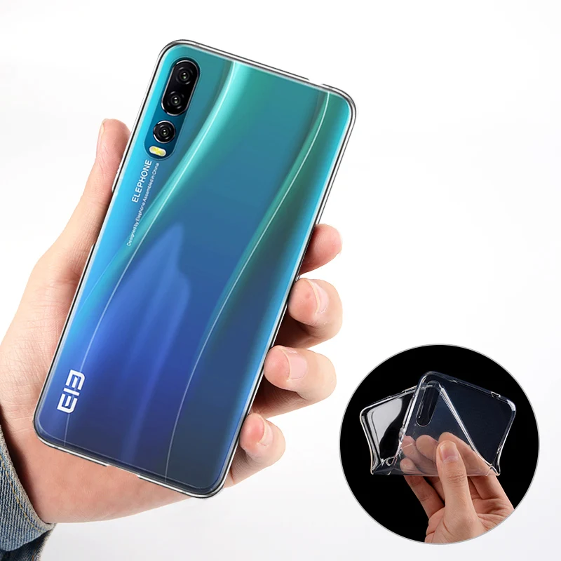 Чехол для Elephone A5 мягкий силиконовый чехол из ТПУ Fundas защитный