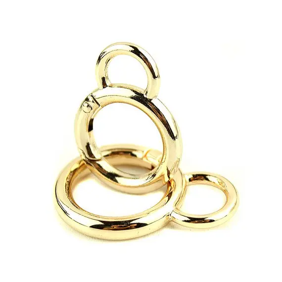 2.0 cm Diameter Golden Purse Clasp Round Ring 40PCS/Lot | Багаж и сумки