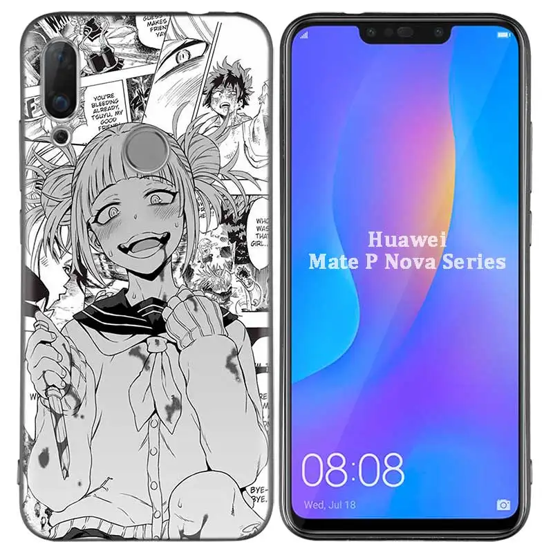 H-004 Силиконовый чехол для huawei P30 P20 P10 P9 mate 20 10 Lite Pro Nova 3i 4e 3E P Smart Plus аниме девушка мультфильм Япония - Цвет: H-004