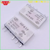 10pcs 41f hf41f industrial relay subminiature power relay hf41f 24 zs hf41f 12 zs hf41f 5 zs hf41f 24v 12v 5v zs 5pin