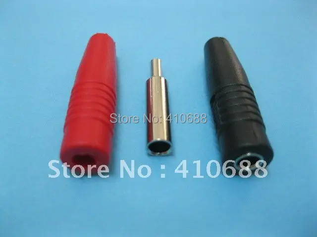 4 шт. в партии медный разъем типа банан для мм вилки 2 цвета красный и черный