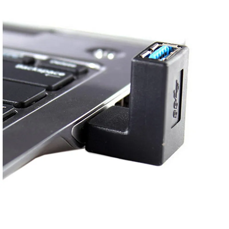 Низкопрофильный 90 градусный вверх угловой адаптер USB 3 0 удлинитель штырь