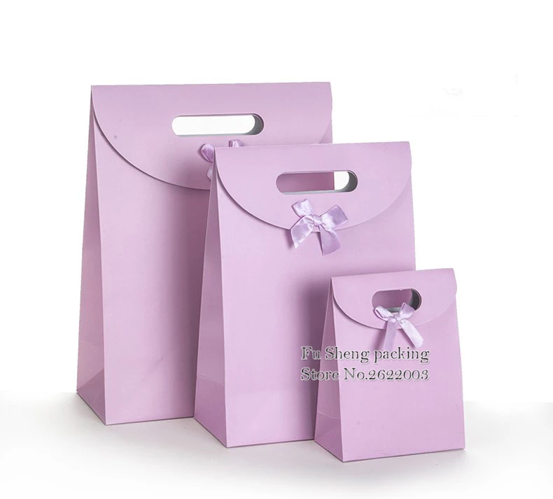 Красочный подарочный бумажный пакет с лентой ручка для упаковки подарочной