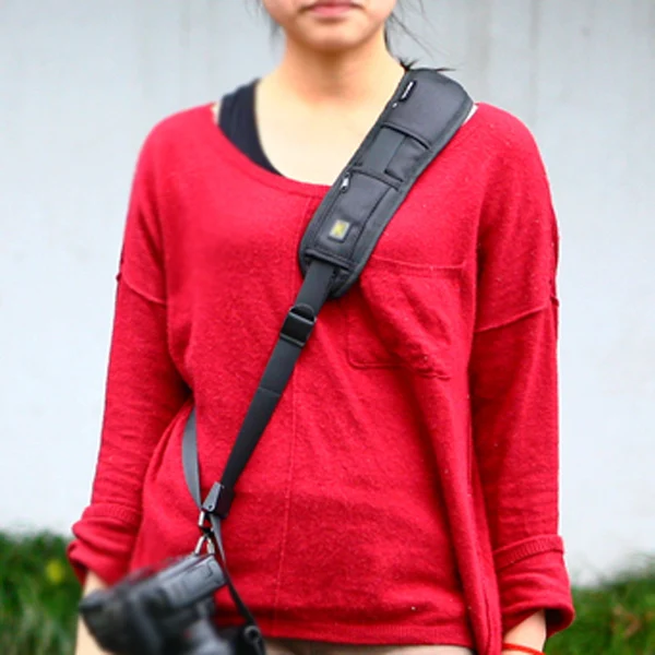 Снижение давления на одно плечо для камеры EDT Quick Rapid черный ремень SLR DSLR|strap for camera