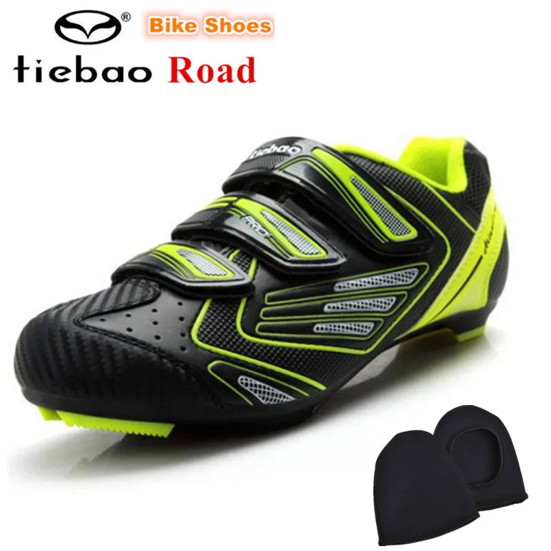 shoes add cover TIEBAO/Уличная обувь для шоссейного велосипеда; женская обувь; zapatillas deportivas mujer; обувь для велоспорта; крученая обувь для шоссейного велосипеда; мужские кроссовки - Цвет: shoes add cover