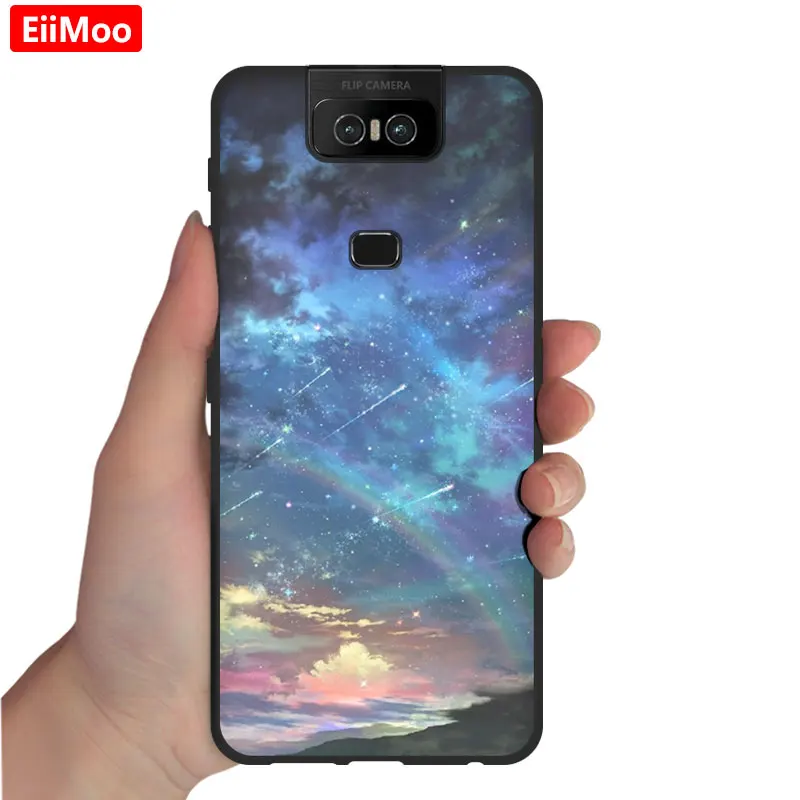 EiiMoo мягкий чехол для ASUS Zenfone 6 ZS630KL чехол Funda силиконовый мультяшный задний Чехол для ASUS Zenfone 6 ASUS ZS630KL чехол для телефона - Цвет: 48