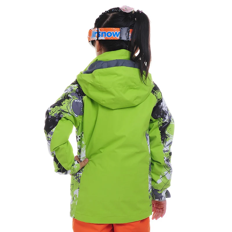 Прямая поставка утепленная ветрозащитная куртка для девочек и мальчиков