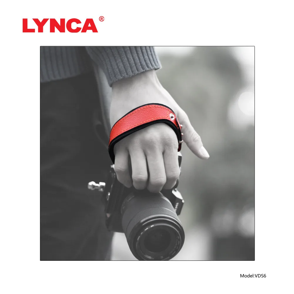 Ручной ремешок для камеры LYNCA с быстроразъемной пластиной высококачественный