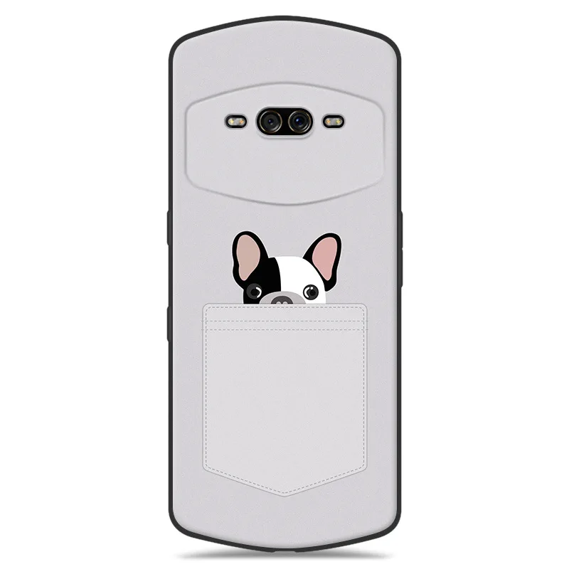 Чехол с рисунком Красной собаки для Meitu V7 чехол из ТПУ мобильного телефона