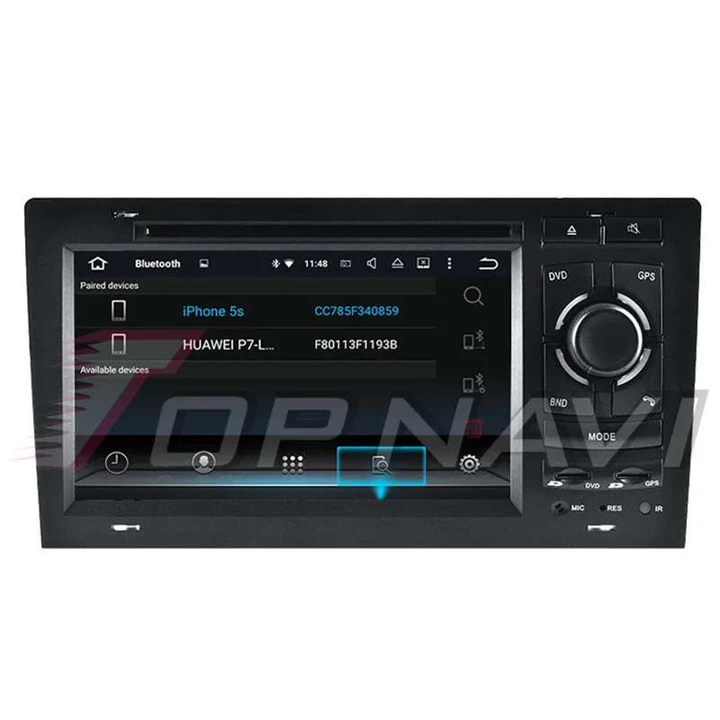 Topnavi Android 10.0 Car Stereo Video Player For Audi A8 S8 1994 1995 1996 1997 1998 1999 2000 2001 2002 2003 DVD GPS Navigation |