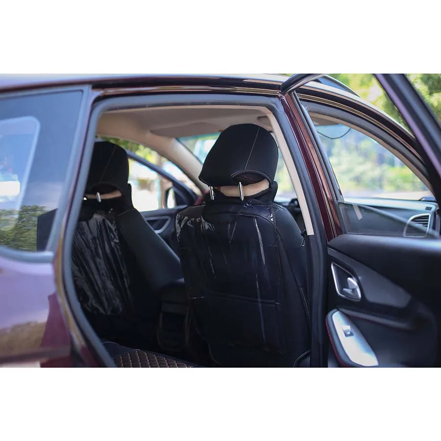 59*43 CM Baby Safety Car Seat Back Strap& Belt Covers PVC Anti-wear/Anti-scratch /Anti kick Pad Car Seats Accessories