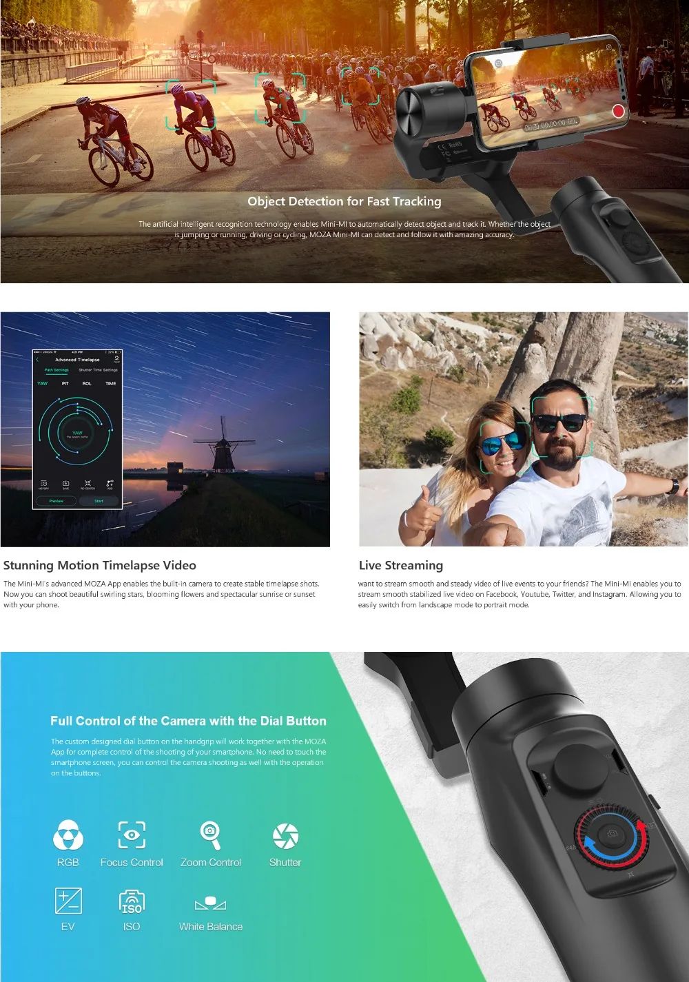 Moza Mini-MI Gimbal для смартфонов