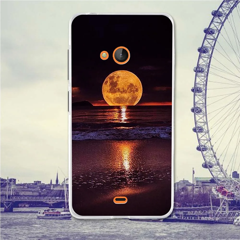 for Nokia Microsoft Lumia 540 Case Back Cover Phone Covers Cases Soft Silicone Flower Skin | Мобильные телефоны и