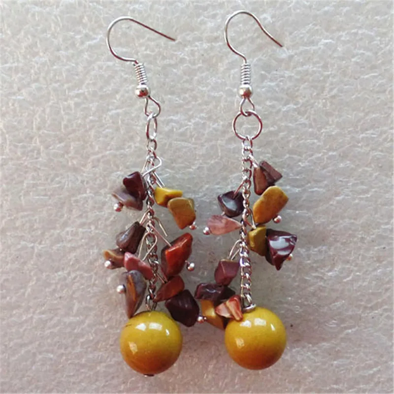 (2 парта/Лот) Красивые оптовые продажи около 40 мм мукаит драгоценный камень чип и 10