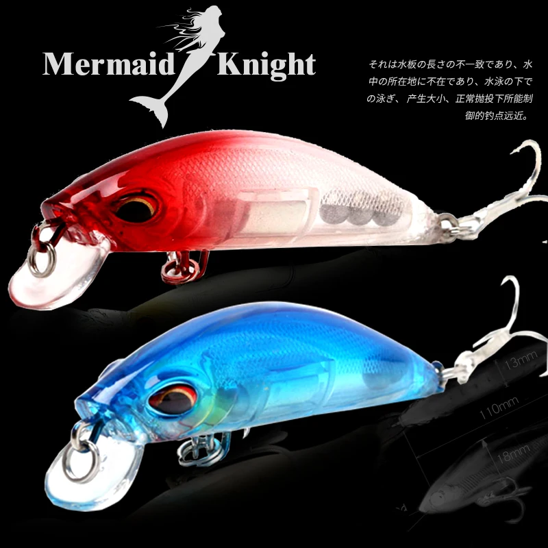 MermaidKnight хорошие рыболовные приманки Minnow качественные профессиональные