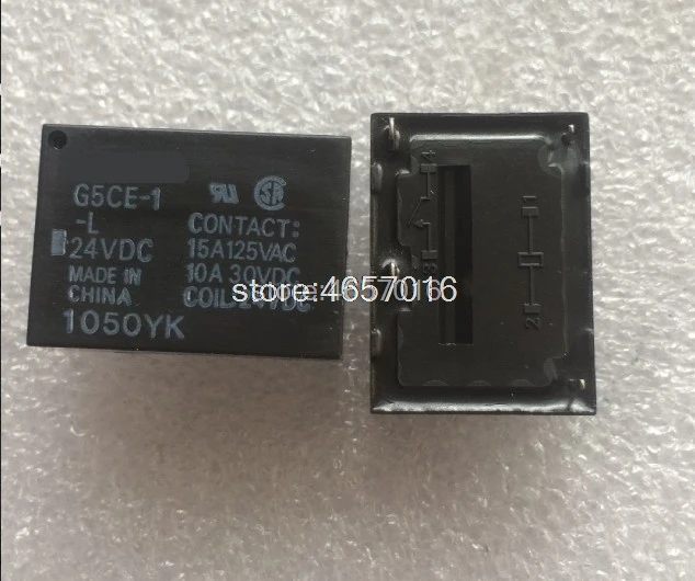 

5pcs/Lot new and original Relay G5CE-1 24VDC 7520-1A-24V