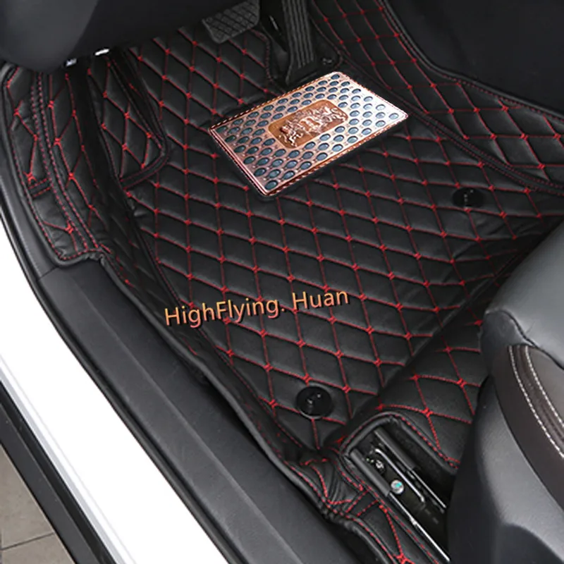 Черные внутренние кожаные коврики и ковры, накладки для ног для Mazda 3 для Мазда 3 Axela 2009-2012