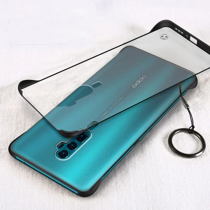 Для OPPO Reno 10x zoom чехол жесткий матовый прозрачный тонкий с кольцом защитный чехол на заднюю панель для OPPO Reno телефонный корпус